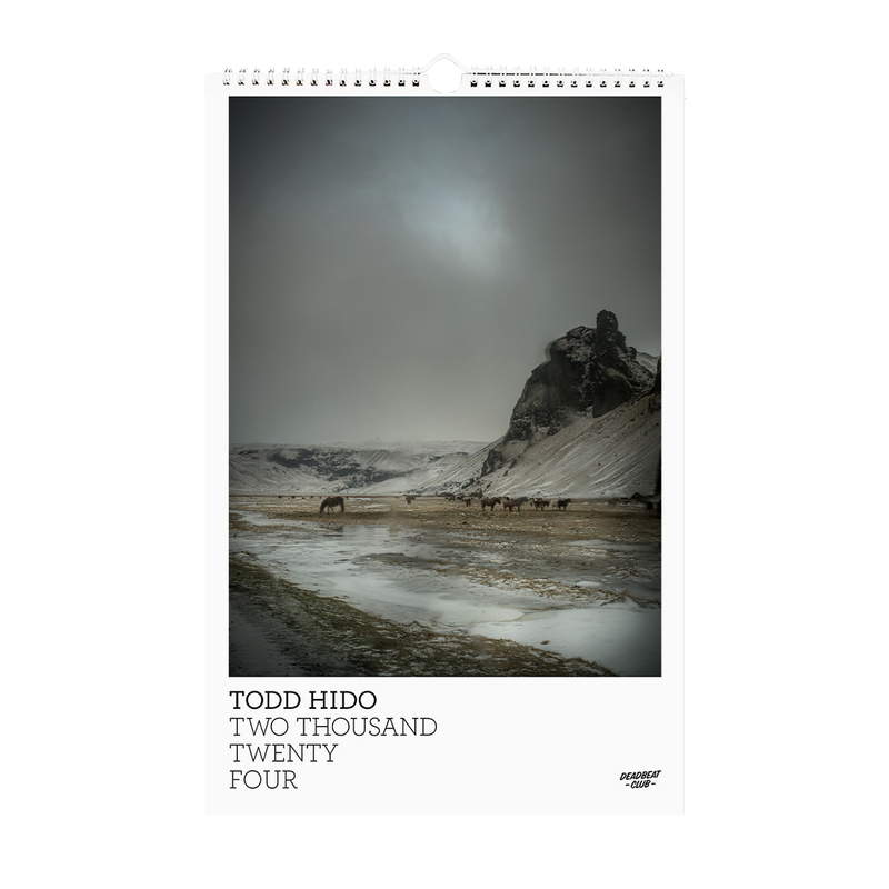todd hido 2024年カレンダー　サイン入り 2024 Calendar - Todd Hido