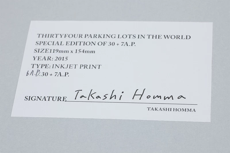 THIRTYFOUR PARKING LOTS: Special Edition - Takashi HOMMA